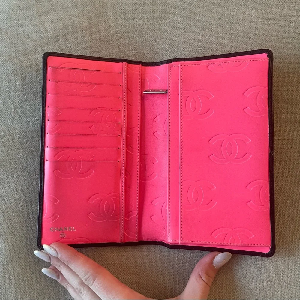 💗Chanel💗Cambon Long Bifold Quilted Lambskin Wallet - Picture 2 of 12